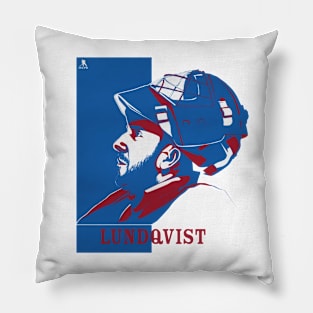 Henrik Lundqvist New York R Vector Pillow