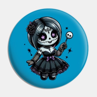 A girl dead doll Pin