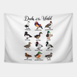 Different ducks - types of ducks Tapestry