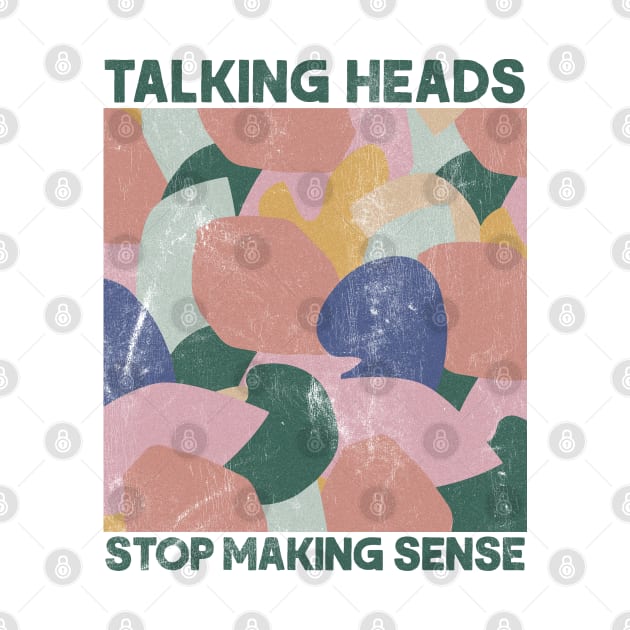 Talking Heads ---- Original Retro Fan Art by CultOfRomance