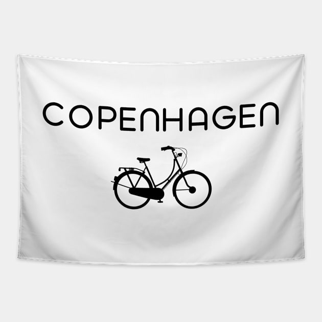 Copenhagen Bicycle Tapestry by mivpiv