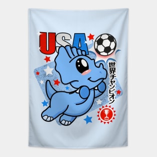 USA Women's World Soccer Champs Tapestry