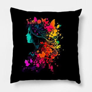 Psychedelic Fairy #6 Pillow