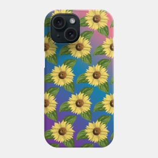 Sunflower Pattern Phone Case