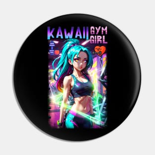 Kawaii Gym Girl 01 Pin