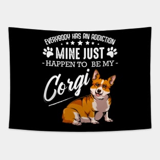 Cute Corgi Dog Funny Sayings Corgi - Welsh Corgi Tapestry