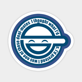 Laughing Man symbol from Ghost In The Shell Anime series Magnet