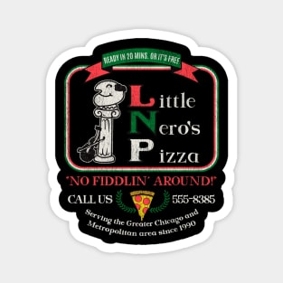 Little Nero's Pizza Dks Worn Out Magnet