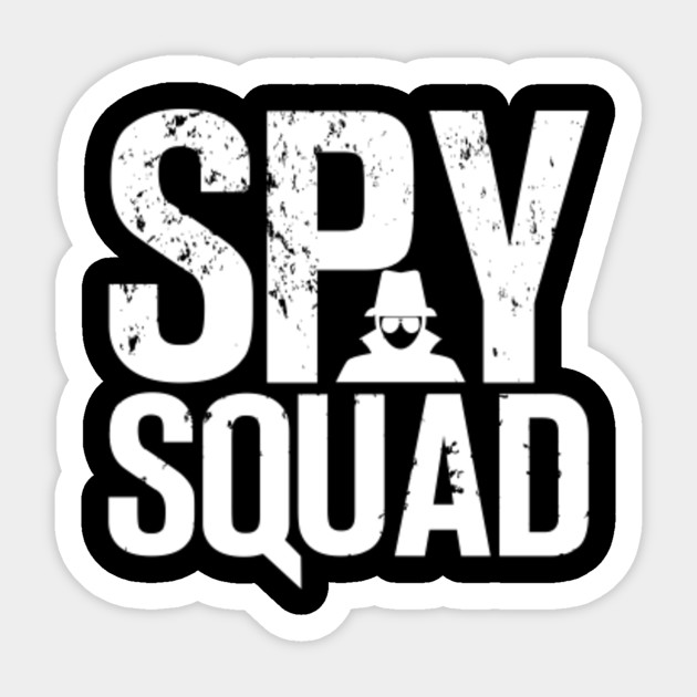 Funny Spy Squad Investigation Team Humor Funny Spy Sticker