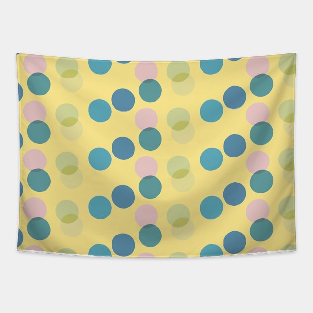 Polka Dots Tapestry by Tārā Design Studio