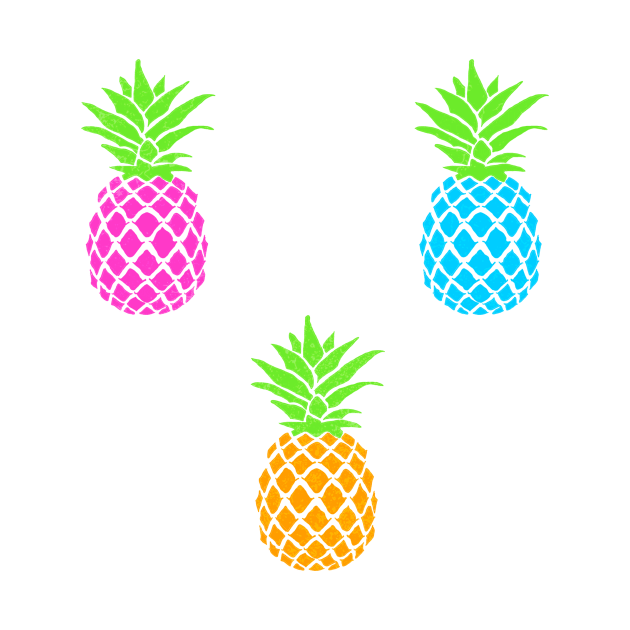 Colorful Pineapples 2.0 by lolosenese