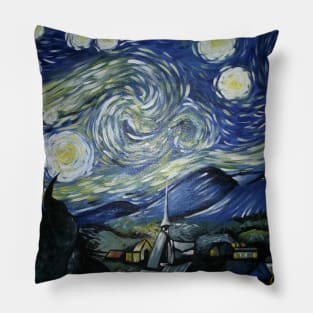 Reproduction of Starry Night Pillow