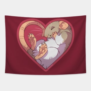 Heart Rat: Hooded Tan Tapestry