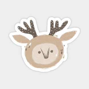 Cute Deer Face Magnet