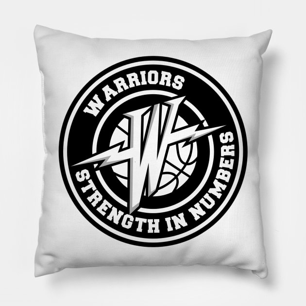 Golden state basketball Pillow by BURN444