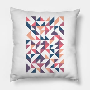 Creative Geometric Colourful Triangle Pattern #4 Pillow