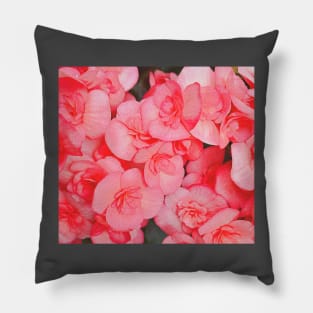 Bright Pink Flowers Pillow