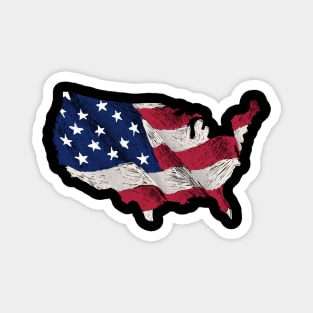 usa  flag Magnet