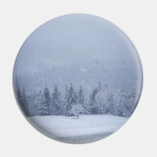 Carpathians Snowfall Pin