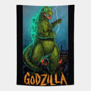 Aurora's Giant Atomic Kaiju Tapestry