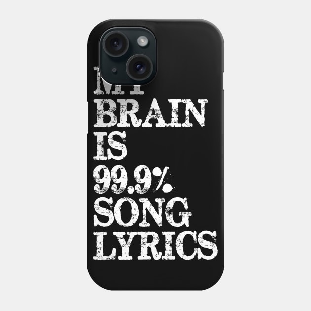 Music Lover Shirt Women & Men - My Brain Is 99% Song Lyrics Music Lover Shirt Women & Men - My Brain Is 99% Song Lyrics