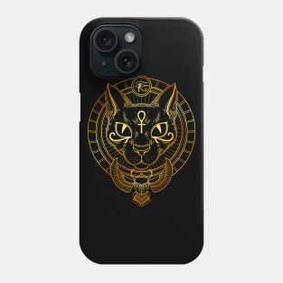 Bastet. Egyptian cat goddess Phone Case