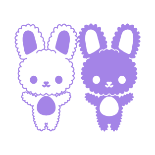 Fuzzy Bunnies Purple T-Shirt