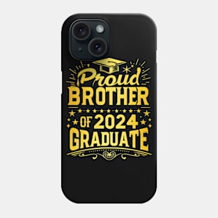 Proud Brother of 2024 Graduate, Graduation Celebration Phone Case