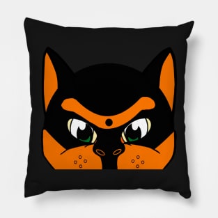 Pop-Up-Pup - Orange Landing Strip Pillow