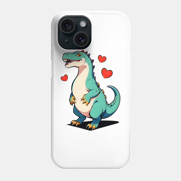 Fun Cartoon Dino 01 Phone Case by CGI Studios