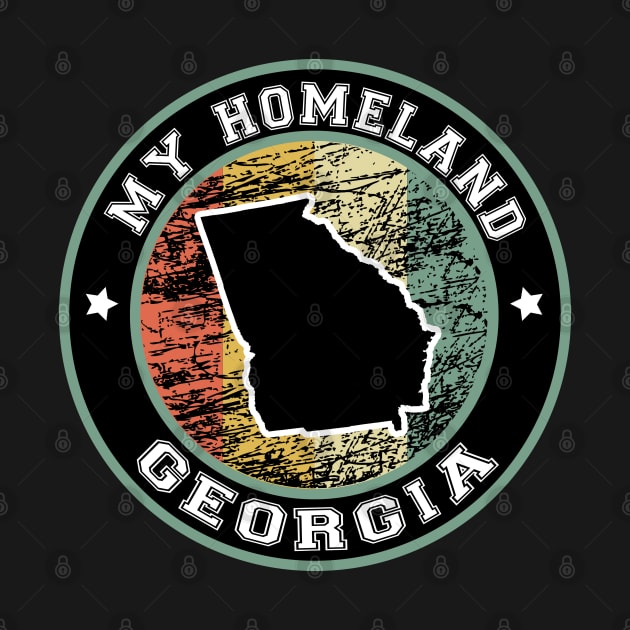 Homeland Georgia state USA vintage by LiquidLine