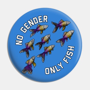 No Gender Only Fish Enby Pin