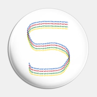 The letter S! Pin