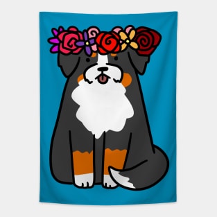 Flower Crown Bernie Tapestry