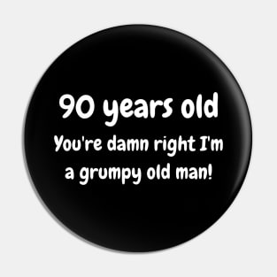 90 year old grumpy old man Pin