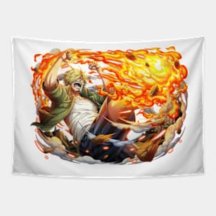 Vinsmoke Sanji with Fire Leg Tapestry