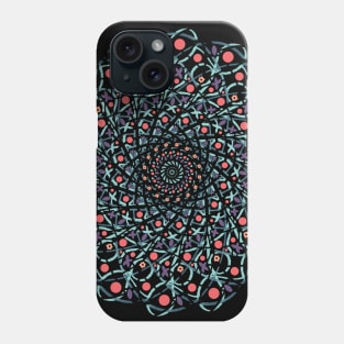 Floral and Butterfly Geometric Mandala Phone Case