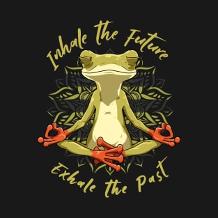 Yoga Frog Mandala - Inhale The Future T-Shirt