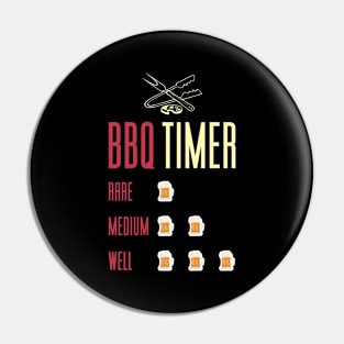 BBQ Timer - Mens Barbecue Beer Grilling Pin