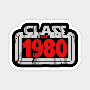 Class Of 1980 (Distressed) Magnet