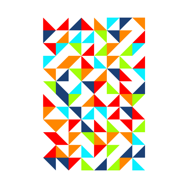 Aesthetic Geometric Pattern - Triangle #9 by Trendy-Now