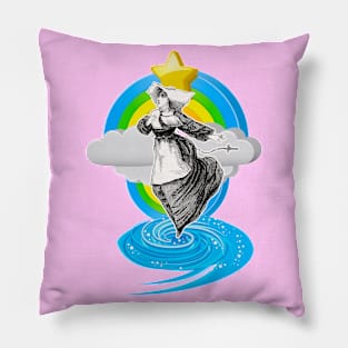 Rainbow with Nun Pillow