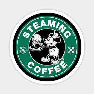 Steaming Coffee Magnet