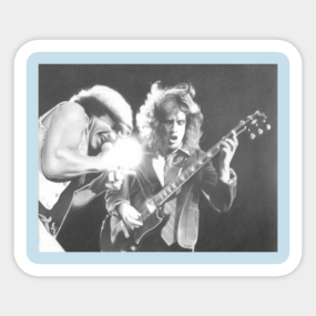 Angus Young Stickers Teepublic