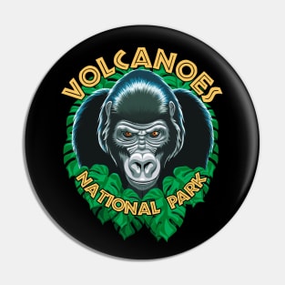 Gorilla's Face | Volcanoes National Park Pin