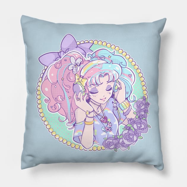 Pastel Life Pillow by thedicegoddess