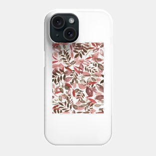 Abstract Leaves Pattern Phone Case