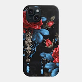 Gems And Roses Phone Case