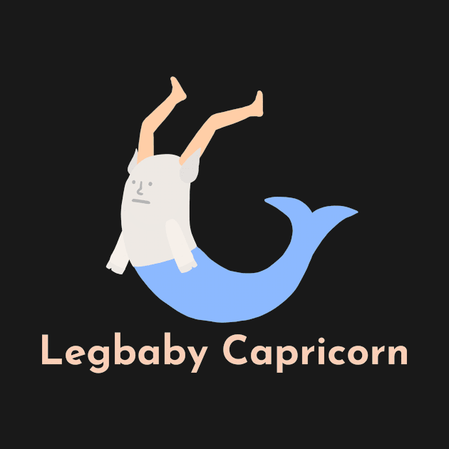 Legbaby Capricorn | Zodiac | Cute | Funny | Weird | Gift | Minimalist | Star Sign | Astrology | by WiseCat