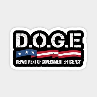 DOGE D.O.G.E. Department Of Government Efficiency Magnet